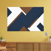 Blaue Komposition Leinwanddruck (Insitu (Wohnzimmer))