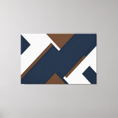 Blaue Komposition Leinwanddruck (Vorderseite)
