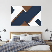 Blaue Komposition Leinwanddruck (Insitu (Schlafzimmer))