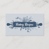 Blaue Konditorei Koch Bäckerei Visitenkarte (Vorderseite)
