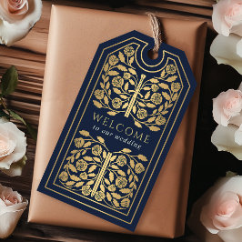 Blaue königliche mittelalterliche goldene Schwert- Geschenkanhänger