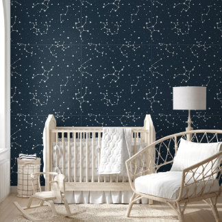 Blaue Konstellation Tapete