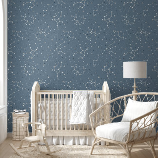 Blaue Konstellation Tapete
