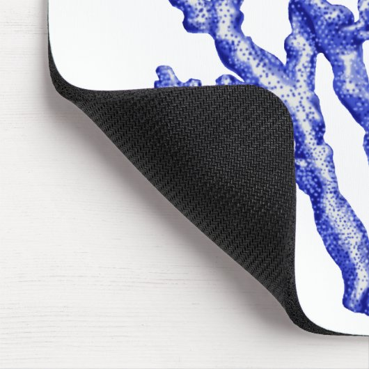 Blaue Koralle Mousepad (Ecke)