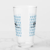 Blaue Korallen auf blau Glas (Links)
