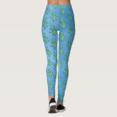 Blaue Korallen Leggings (Rückseite)