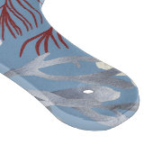 Blaue Korallen unter dem Meer Florida Schneidebrett (Ecke)