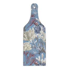 Blaue Korallen unter dem Meer Florida Schneidebrett