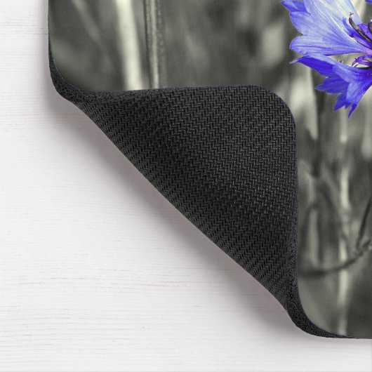 Blaue Kornblume Mousepad (Ecke)