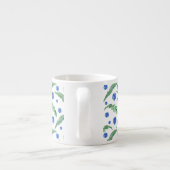 Blaue Kornblumen Espressotasse (Rückseite)