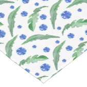 Blaue Kornblumen Kurzer Tischläufer (Ecke)