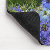 Blaue Kornblumen Mousepad (Ecke)