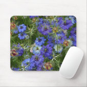 Blaue Kornblumen Mousepad (Mit Mouse)