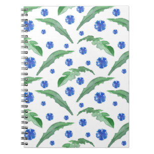 Blaue Kornblumen Notizblock