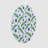 Blaue Kornblumen Ornament (Vorderseite)
