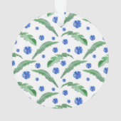 Blaue Kornblumen Ornament (Rückseite)
