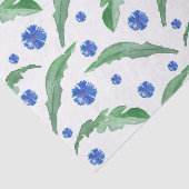 Blaue Kornblumen Seidenpapier (Ausschnitt)