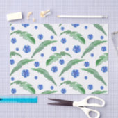 Blaue Kornblumen Seidenpapier (Handwerk)