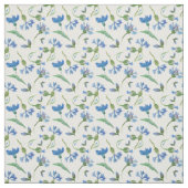 Blaue Kornblumen Stoff (Muster)