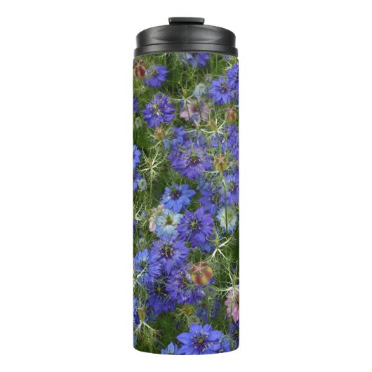 Blaue Kornblumen Thermosbecher (Vorderseite)