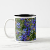 Blaue Kornblumen Zweifarbige Tasse (Links)