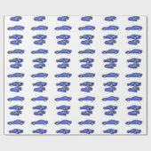 Blaue Korvette: Geschenkpapier (Flach)