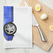 Blaue Korvette: Handtuch (Viertel Falte)