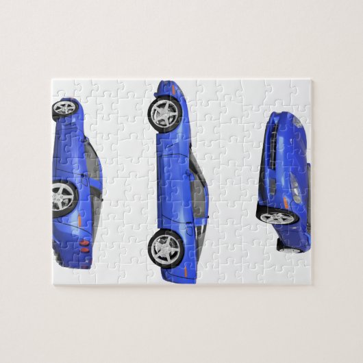 Blaue Korvette: Puzzle (Horizontal)