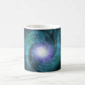Blaue kosmische Rotation Kaffeetasse (Mittel)