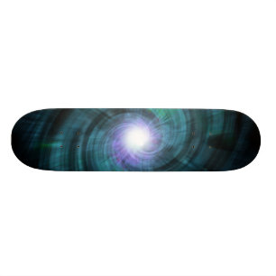 Blaue kosmische Rotation Skateboard