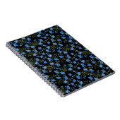 Blaue Kosmosblumen Notizblock (Rechte Seite)