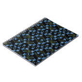 Blaue Kosmosblumen Notizblock (Linke Seite)