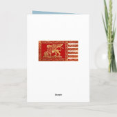 Blaue Kostüme Karte (Rückseite)