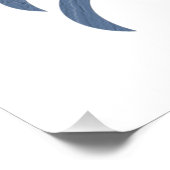 Blaue Krabbe Fotodruck (Ecke)