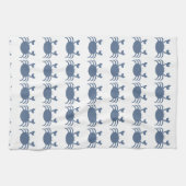 Blaue Krabbe Handtuch (Horizontal)