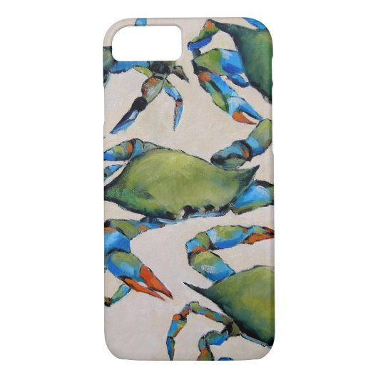 Blaue Krabbe iPhone 7 Fall Case-Mate iPhone Hülle (Rückseite)