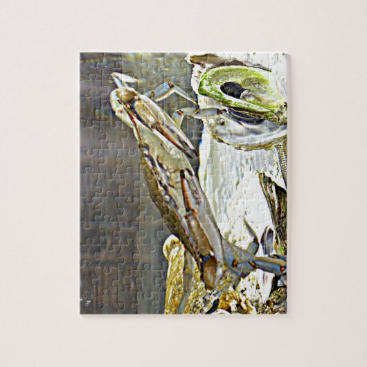 Blaue Krabbe Marylands Puzzle (Vertikal)