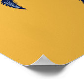 Blaue Krabbe Poster (Ecke)