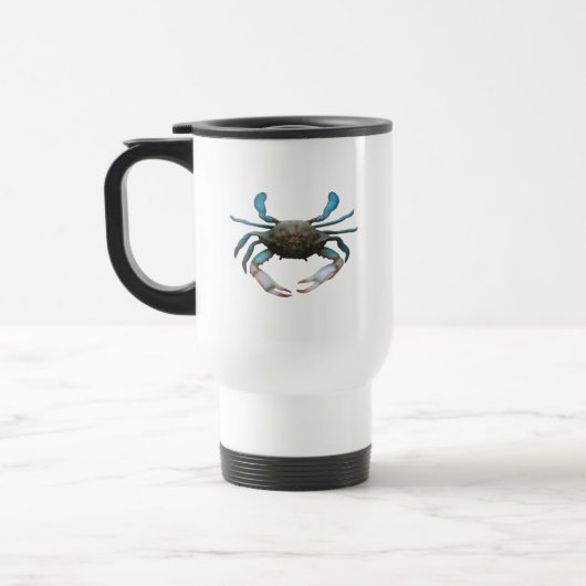 Blaue Krabbe Reisebecher (Links)