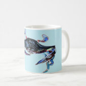Blaue Krabbe Tasse (VorderseiteRechts)