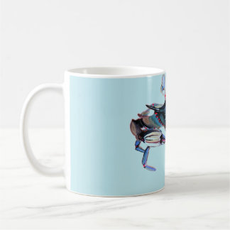Blaue Krabbe Tasse