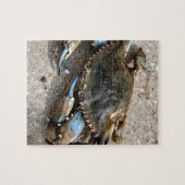 Blaue Krabben-Kriechen Puzzle (Horizontal)