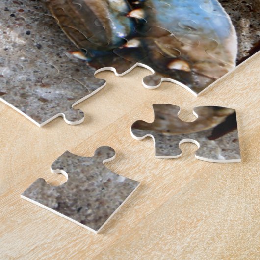 Blaue Krabben-Kriechen Puzzle (Seite)