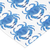 Blaue Krabben Muster Tischdecke (Schrägansicht)