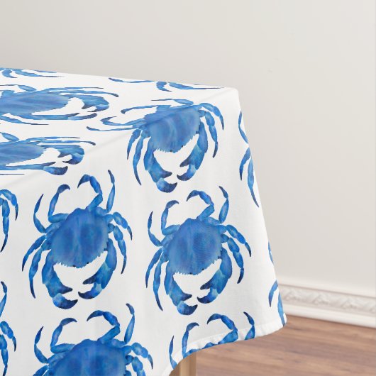Blaue Krabben Muster Tischdecke (Beispiel)