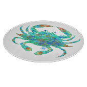 Blaue Krabben-Schneidebrett Schneidebrett (Ecke)