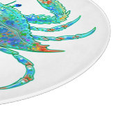 Blaue Krabben-Schneidebrett Schneidebrett (Ecke)