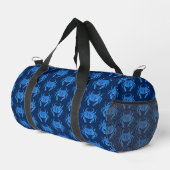Blaue Krabben Struktur Duffle Bag (Rechte Ecke)