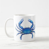 Blaue Krabben-Tasse Kaffeetasse (Links)