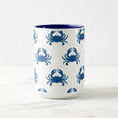 Blaue Krabben-Tasse Tasse (Zentrum)